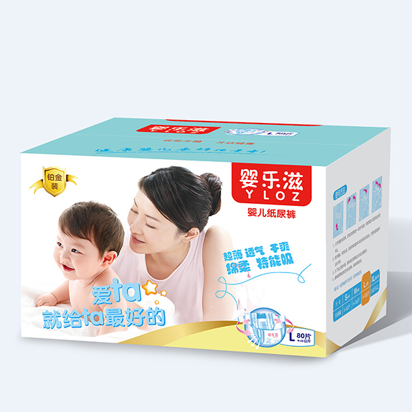 婴乐滋婴儿纸尿裤L码80片