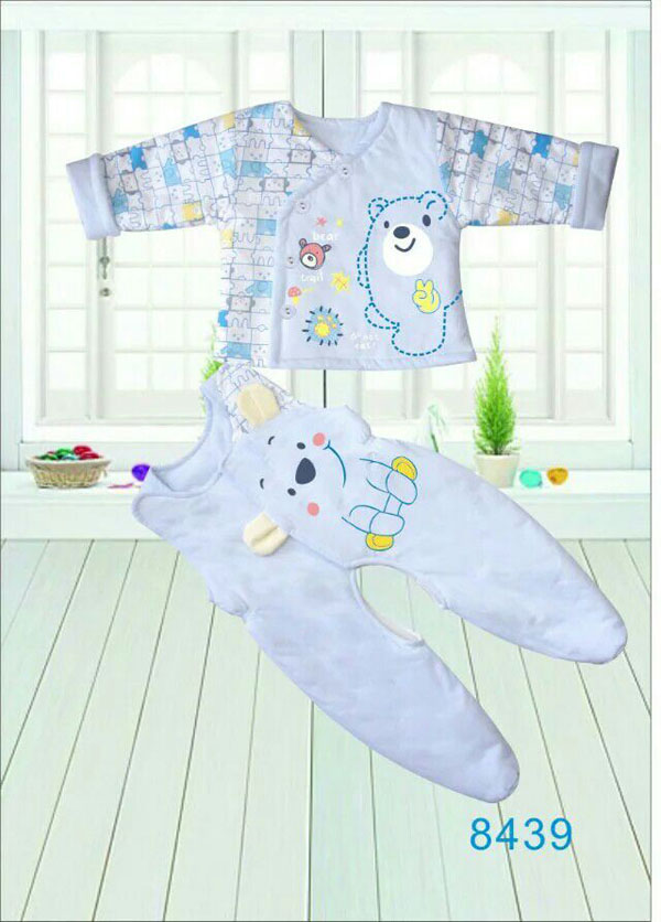 快乐小天天保暖棉衣套装 紫色 小熊