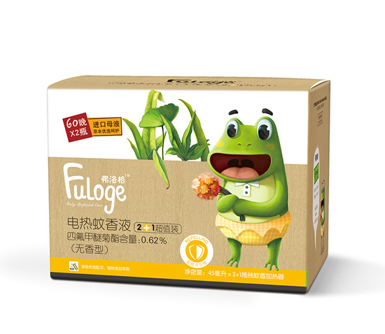 弗洛格电热蚊香液2+1超值装