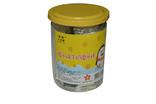 南极小企鹅橘子牛奶磨牙棒100g