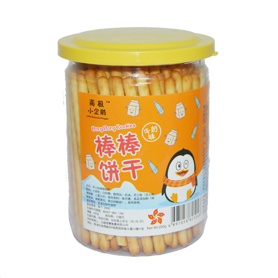 南极小企鹅牛奶棒棒饼干