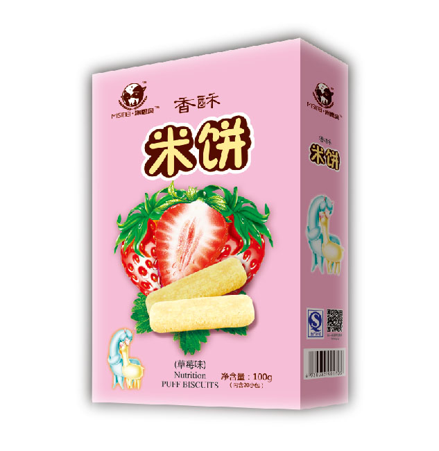 米思贝香酥米饼（草莓味）