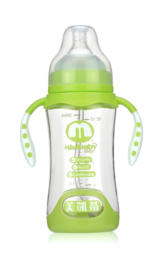 美凯蒂PA奶瓶300ML绿色