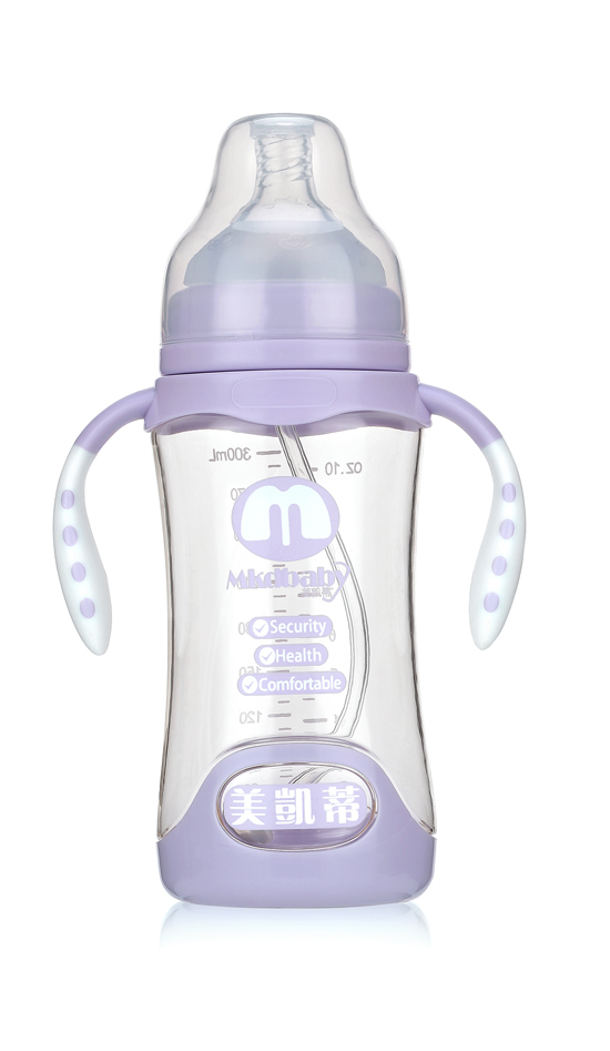 美凯蒂PA奶瓶300ML紫色
