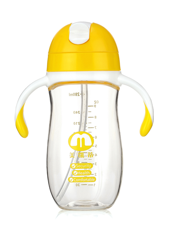 美凯蒂PA水瓶280ML黄色