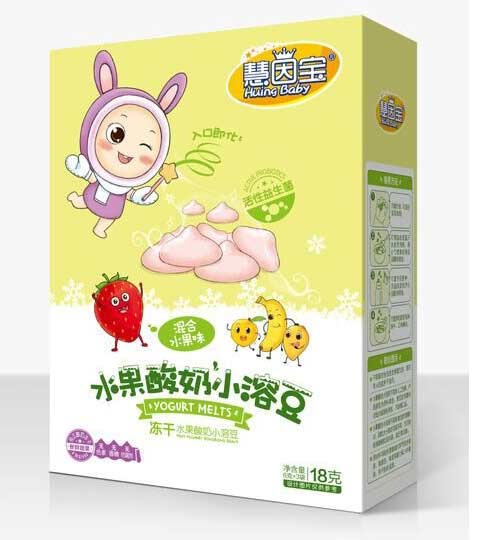 慧因宝混合水果味水果酸奶小溶豆
