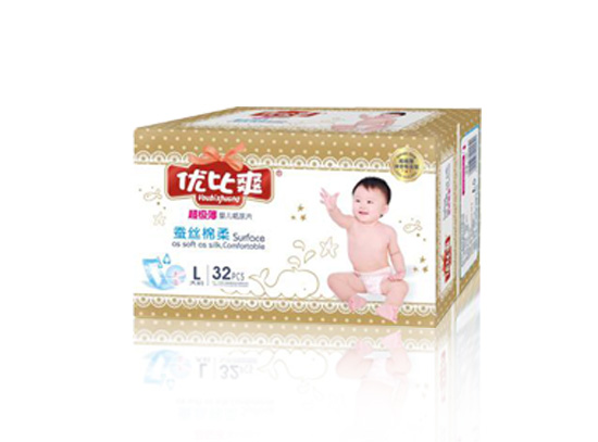 优比爽超级薄蚕丝棉柔L32片