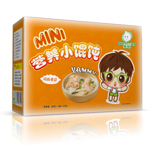 麦聪营养小馄饨鸡肉香菇1 