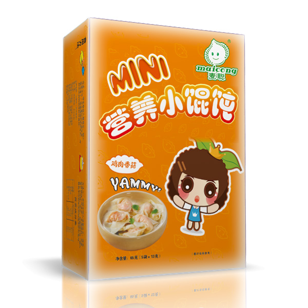 麦聪营养小馄饨鸡肉香菇2 