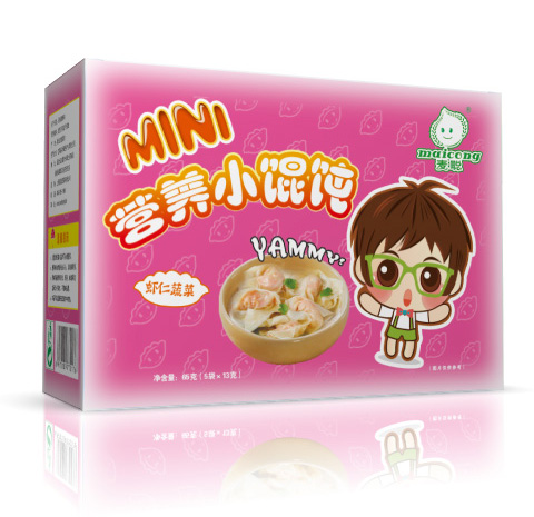 麦聪营养小馄饨虾仁蔬菜1 