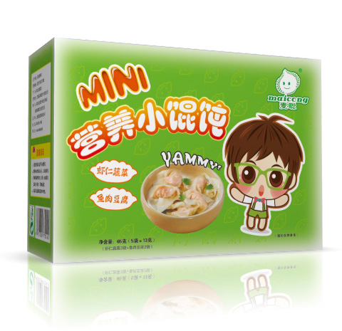 麦聪营养小馄饨虾仁蔬菜+鱼肉蔬菜1 