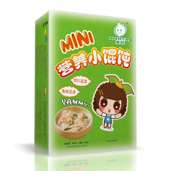麦聪营养小馄饨虾仁蔬菜+鱼肉蔬菜2 