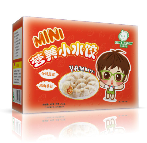 麥聰營(yíng)養小水餃什錦蔬菜+雞肉香菇1
