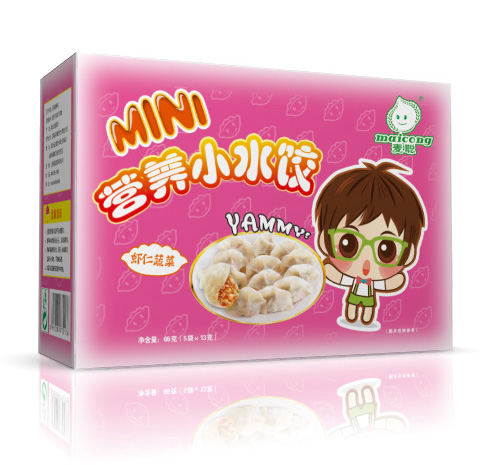 麥聰營(yíng)養小水餃蝦仁蔬菜1 