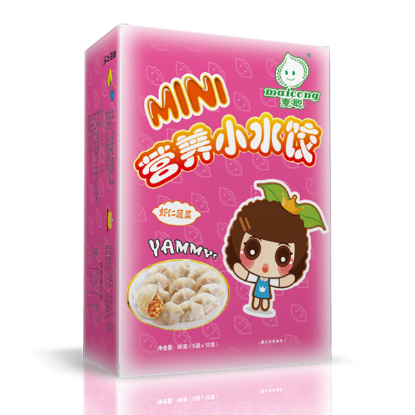 麥聰營(yíng)養小水餃蝦仁蔬菜2 