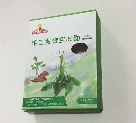 康贝多猪肝菠菜味手工发酵空心面
