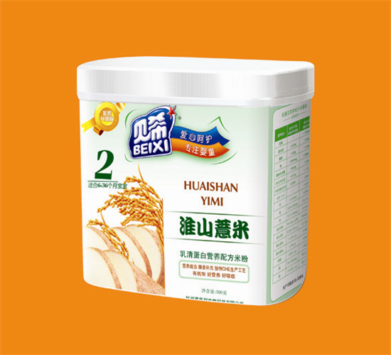 贝希乳清蛋白营养米粉桶装-淮山薏米配方