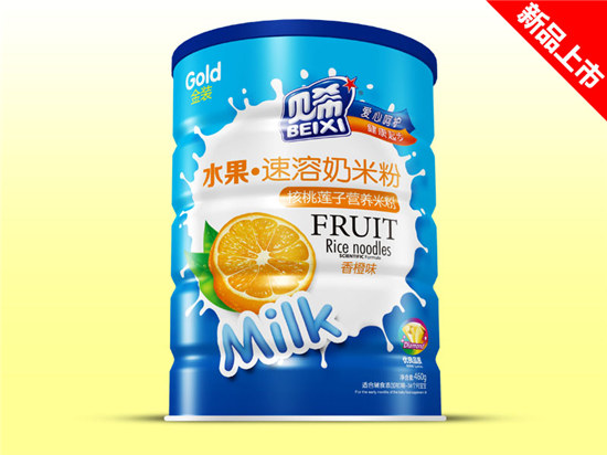 贝希水果速溶奶米粉铁听-核桃连子