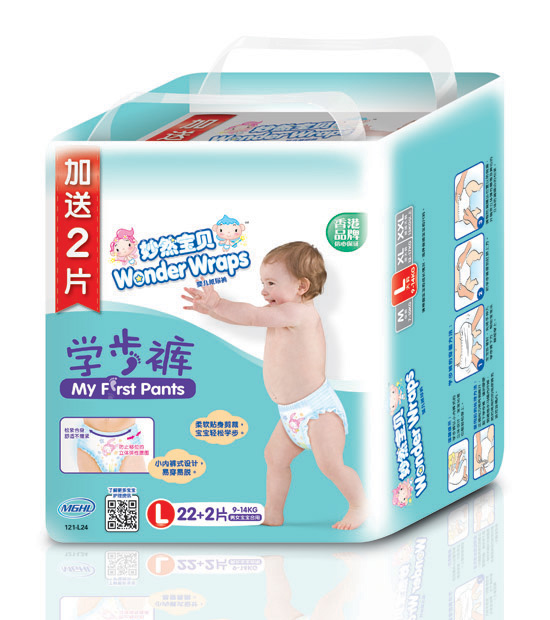 妙然宝贝学步裤L码24片