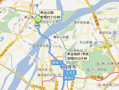 南京桥北汽车客运站地图