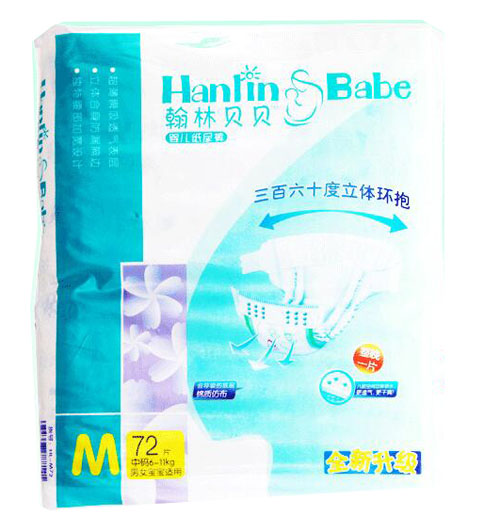 翰林貝貝大包裝尿褲M(mǎn)72片
