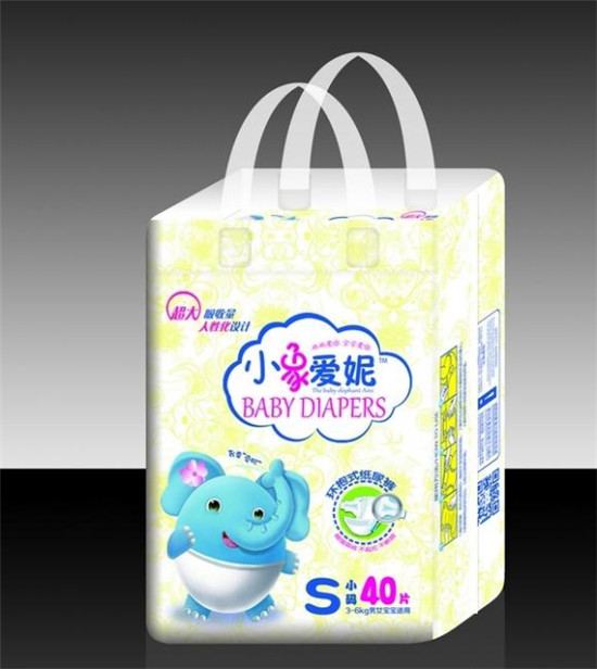 小象爱妮婴儿纸尿裤S小码