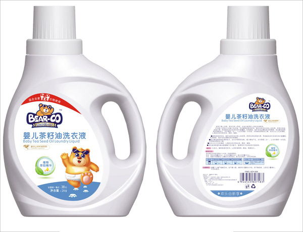 酷酷熊大大婴儿茶籽油洗衣液（1kg）