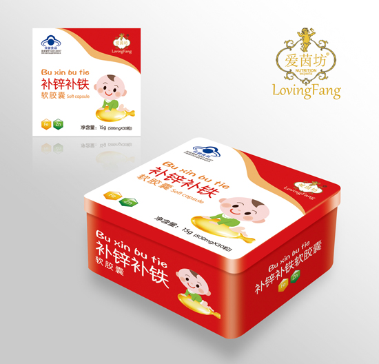 愛(ài)茵坊補鋅補鐵軟膠囊