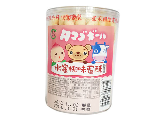 品味本铺水蜜桃味蛋酥饼干