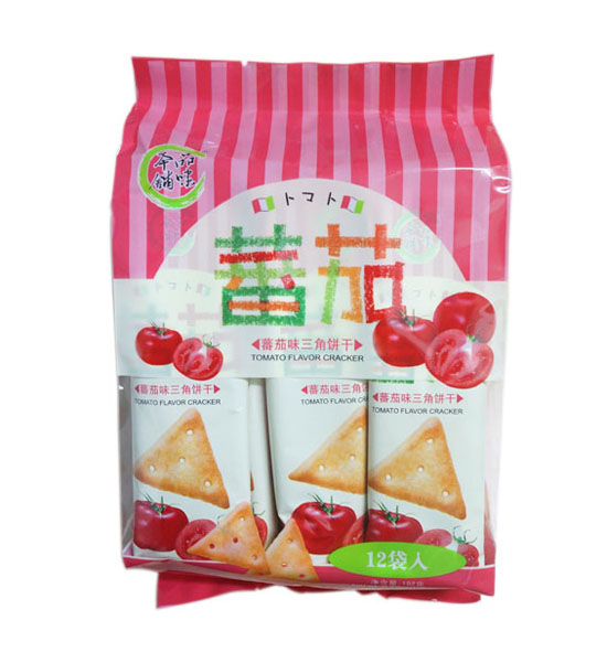 品味本铺番茄味三角饼干