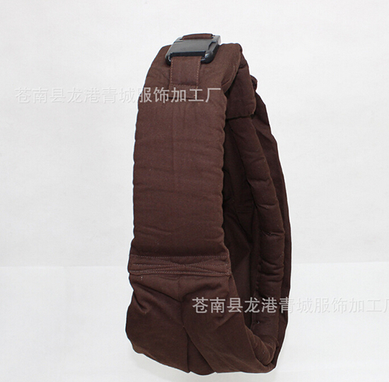 童宝宝背带襁褓式育儿背巾棕
