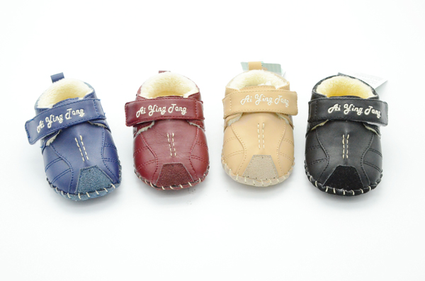 爱婴童皮面宝宝冬季鞋