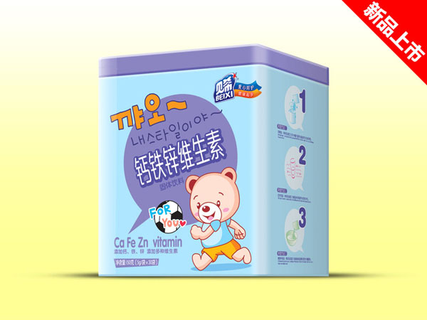 贝希颗粒铁听-钙铁锌维生素