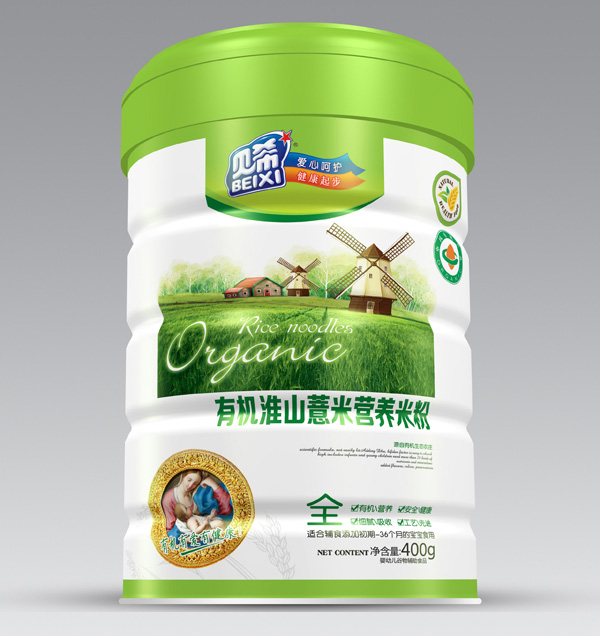 貝希淮山薏米有機米粉-聽(tīng)