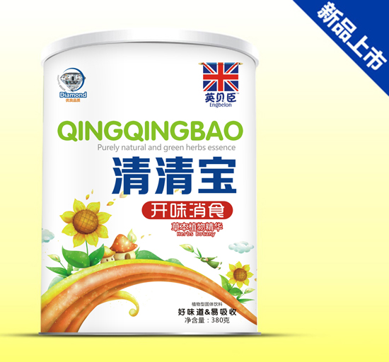 英貝臣開(kāi)味消食清清寶380g