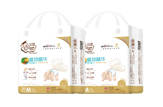 天才酷黃金版植物精華紙尿褲M(mǎn)26片