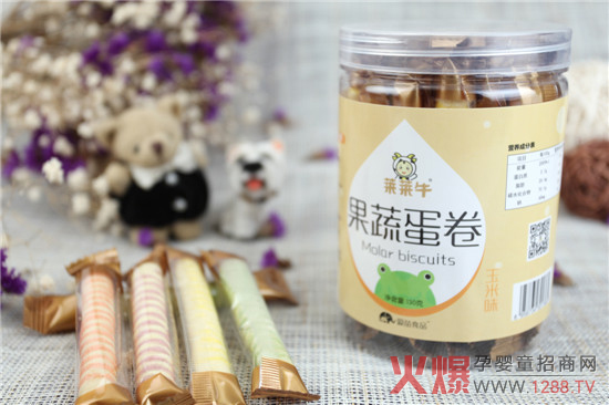 宝宝健康零食 就选莱莱牛婴儿饼干