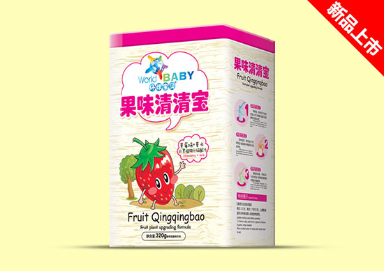 環(huán)球寶貝果味清清寶鐵聽(tīng)裝-草莓