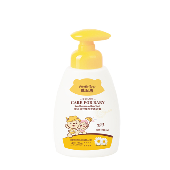 唯昵熊嬰兒洋甘菊洗發(fā)沐浴露210ml