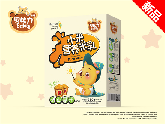 貝比力小米營(yíng)養米乳淮山薏米配方盒裝