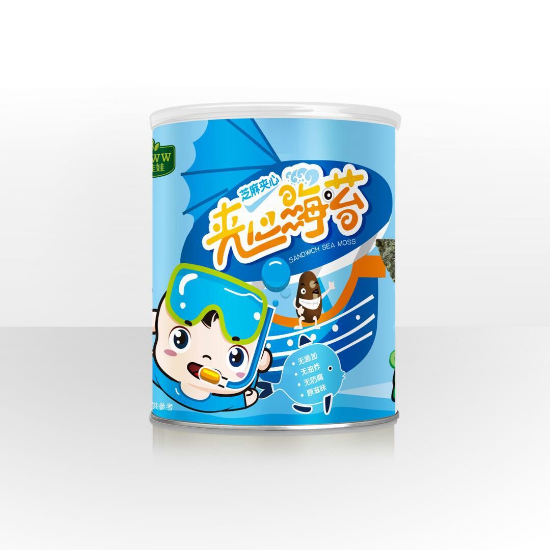 网红产品夹心海苔母婴店必备儿童零食河南南阳
