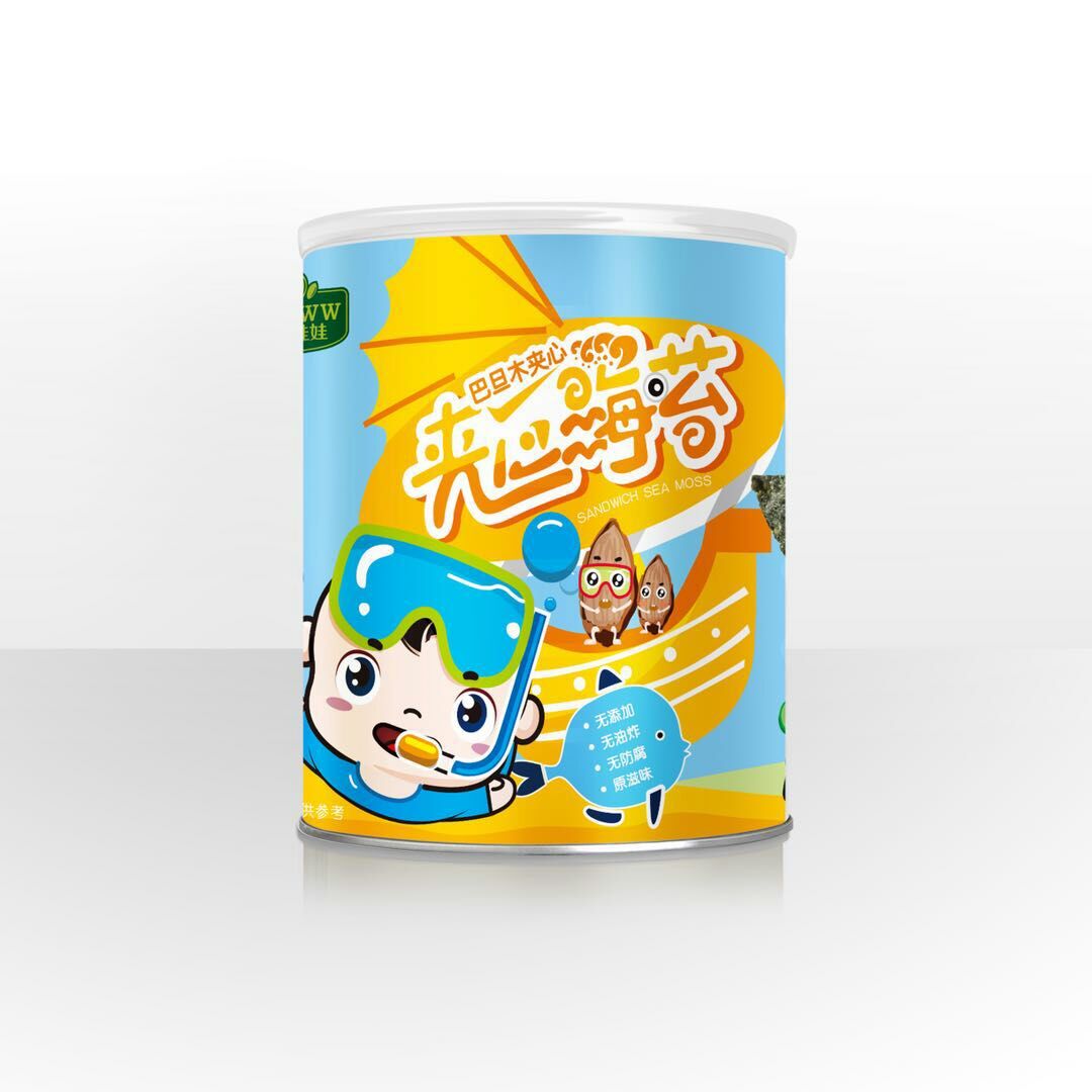 网红产品夹心海苔母婴店必备儿童零食河南南阳