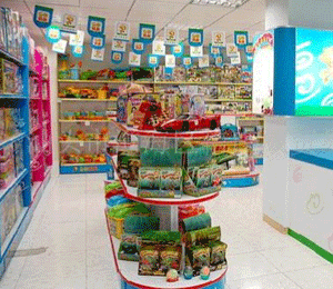 乐娃玩具连锁店形象