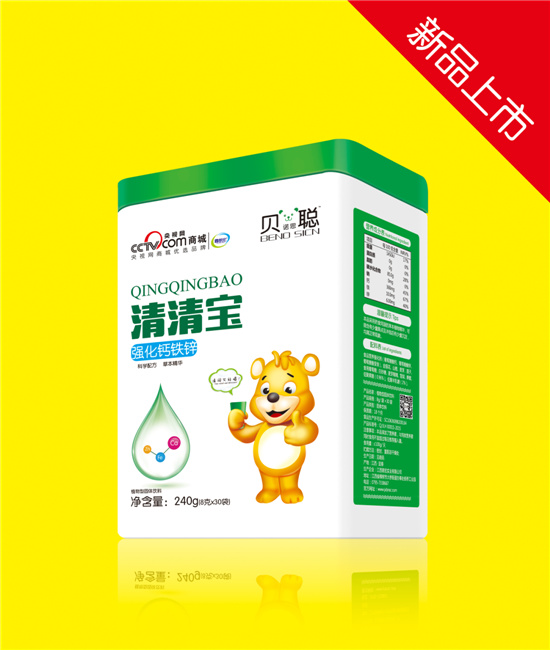   贝诺思聪强化钙铁锌清清宝