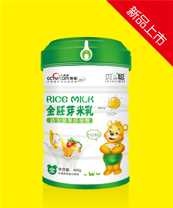   貝諾四聰金胚芽米乳益生菌果蔬多維配方罐裝
