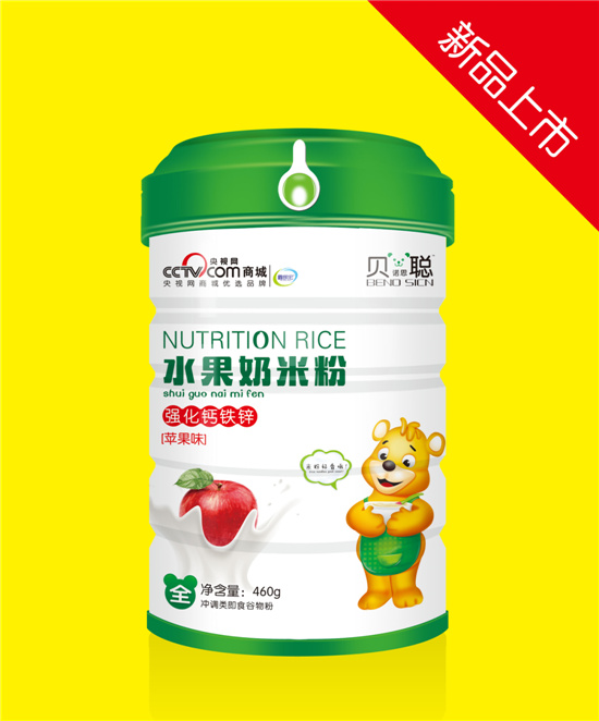   貝諾思聰強(qiáng)化鈣鐵鋅水果奶米粉