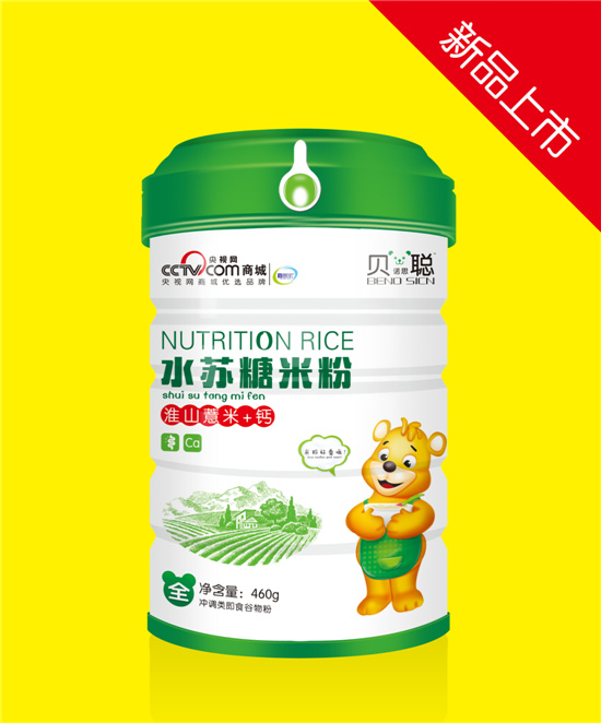  貝諾思聰淮山薏米+鈣水蘇糖米粉