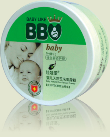  娃娃愛嬰兒天然玉米爽身粉