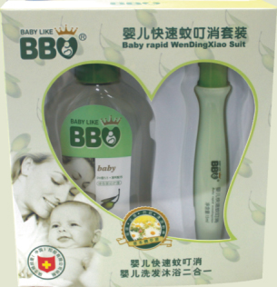   娃娃愛嬰兒快速蚊叮消套裝