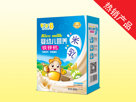   咔嗒熊米乳盒裝（鐵鋅鈣）